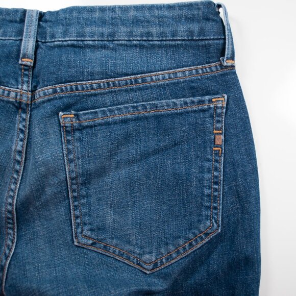 Genetic Bardot Skinny Jeans Womens 30 Blue Patch Pocket Raw Hem Ankle UU08X - Picture 4 of 8